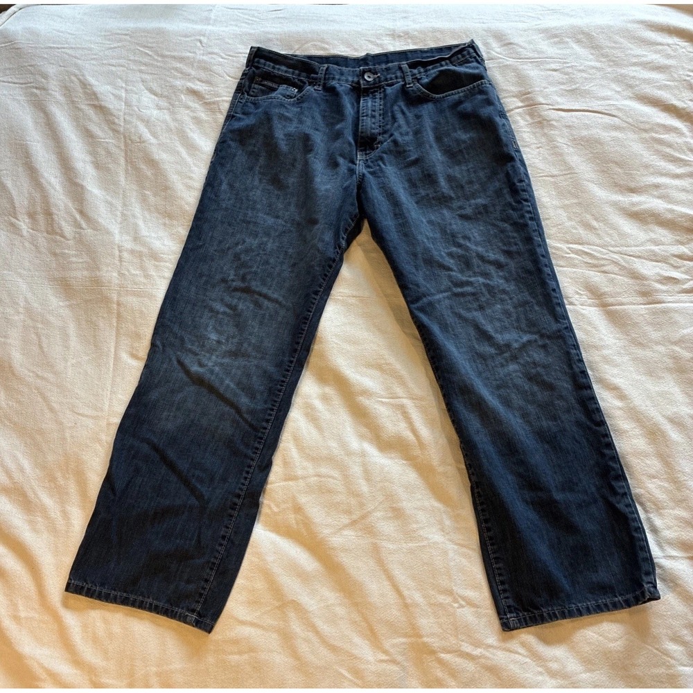 VTG Calvin Klein Men‎ Jeans 36 X 30* Dark Blue Straight Leg Y2K Mid-rise Skater